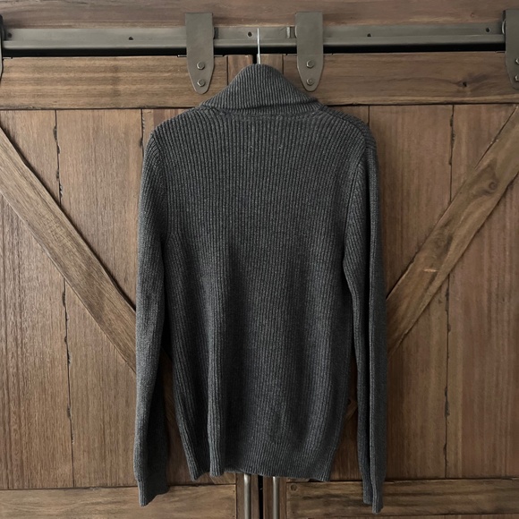 Sun + Stone Alvin Cardigan Sweater Gray 100% Cotton Size Small NWT - Picture 3 of 10